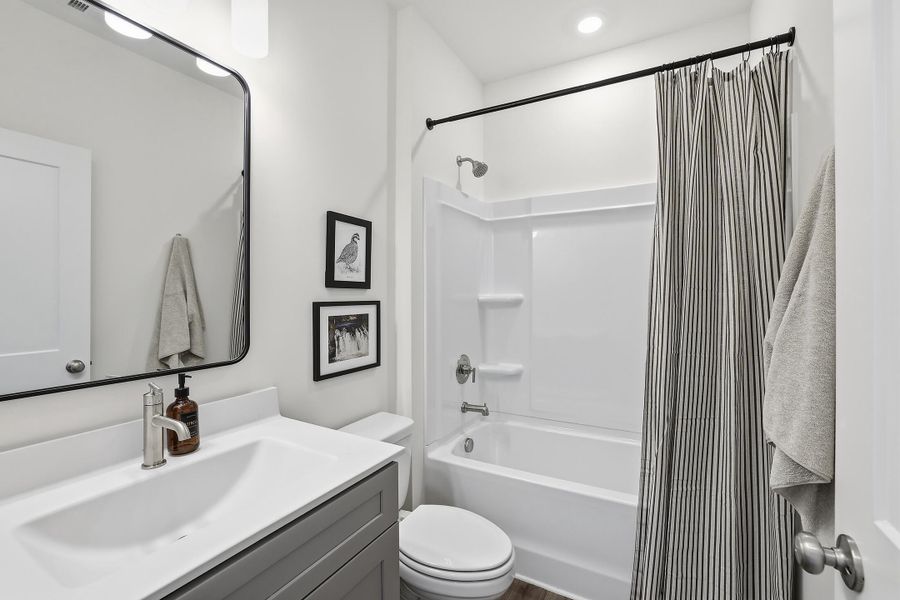 Furnished interior view inside a new home in BelleWether, Chattanooga (Image 6).