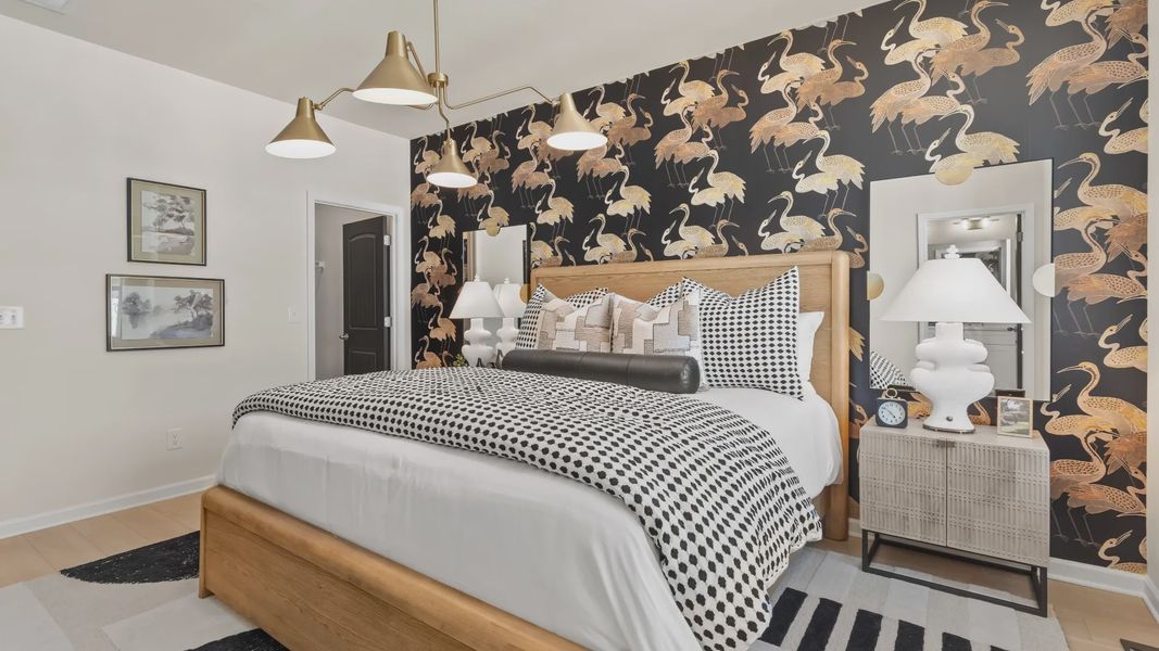 Furnished interior view inside a new home in Silverock, McDonough (Image 33).