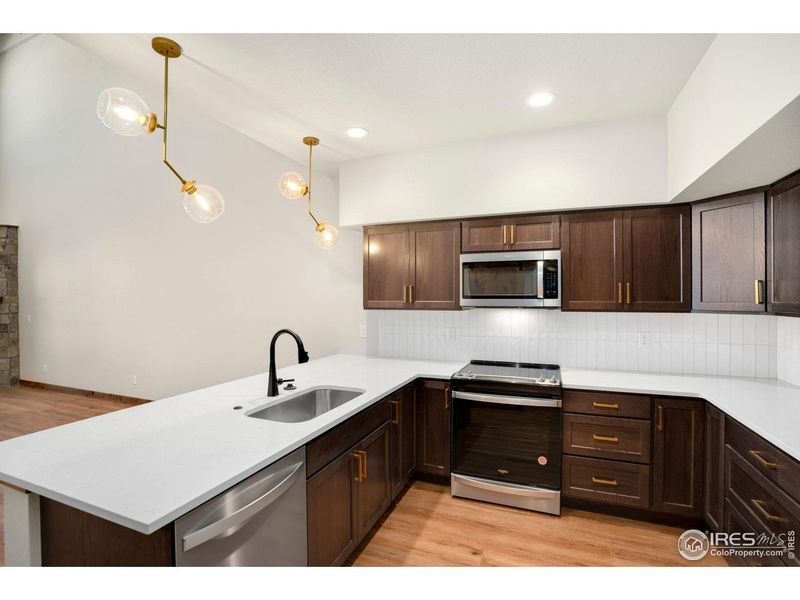 Furnished interior view inside a new home in , Estes Park (Image 4).