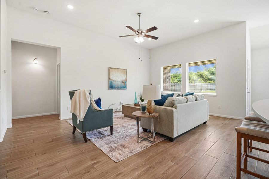 Furnished interior view inside a new home in , League City (Image 9).