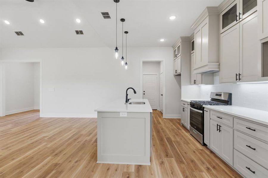 Furnished interior view inside a new home in , Bullard (Image 7). Furnished interior view inside a new home in , Bullard (Image 7).