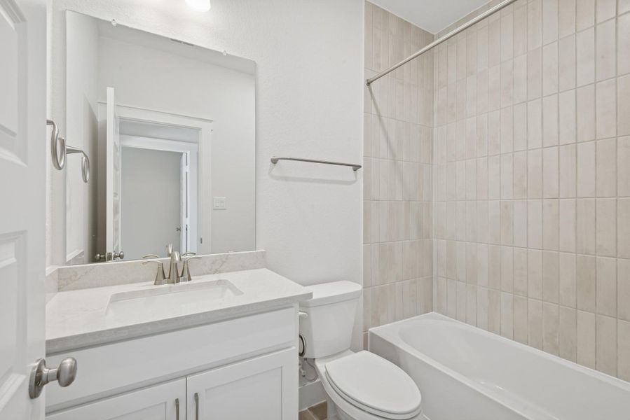 Furnished interior view inside a new home in , Katy (Image 16).