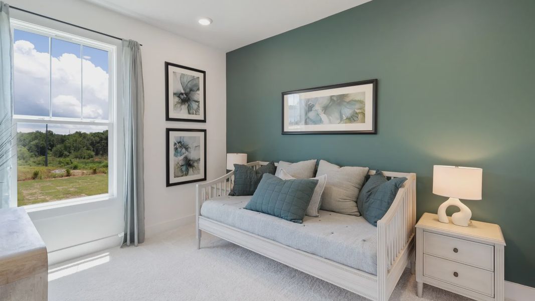 Furnished interior view inside a new home in Iris Meadows, Moore (Image 11).