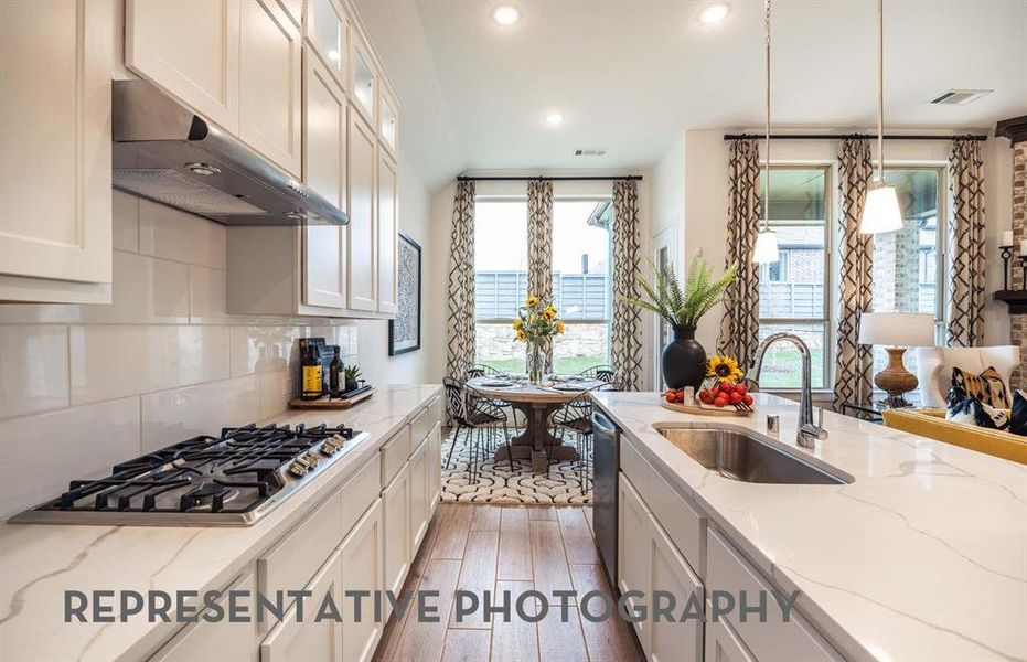 Furnished interior view inside a new home in Gateway Village - The Reserve, Denison (Image 3).
