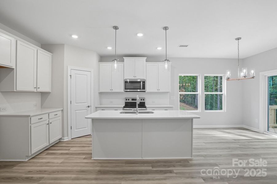 Furnished interior view inside a new home in , Statesville (Image 10).