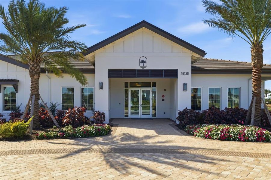 Front exterior of a new home in Star Farms at Lakewood Ranch, Lakewood Ranch, FL, highlighting curb appeal (Image 28).