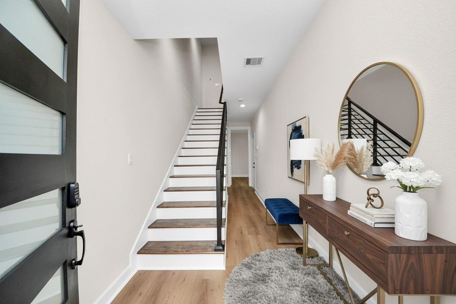 Furnished interior view inside a new home in , Houston (Image 10).