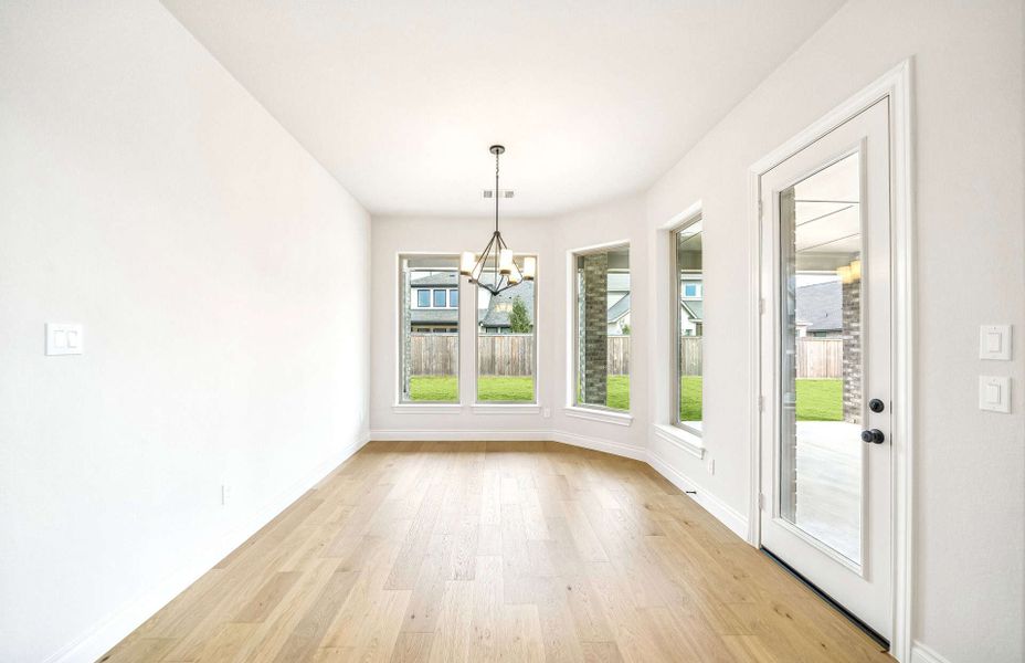 Spacious, unfurnished interior of a new home in Bridgeland 60′, Cypress (Image 17).