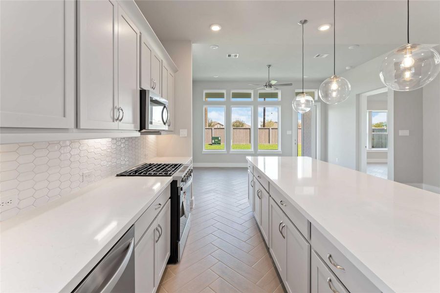 Furnished interior view inside a new home in Arabella on the Prairie, Richmond (Image 9).