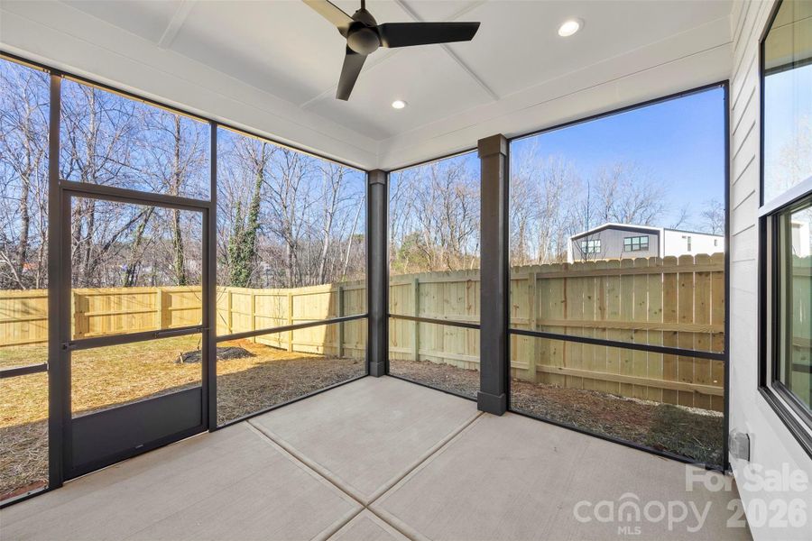Exterior details and patio area of a home in , Charlotte (Image 3).