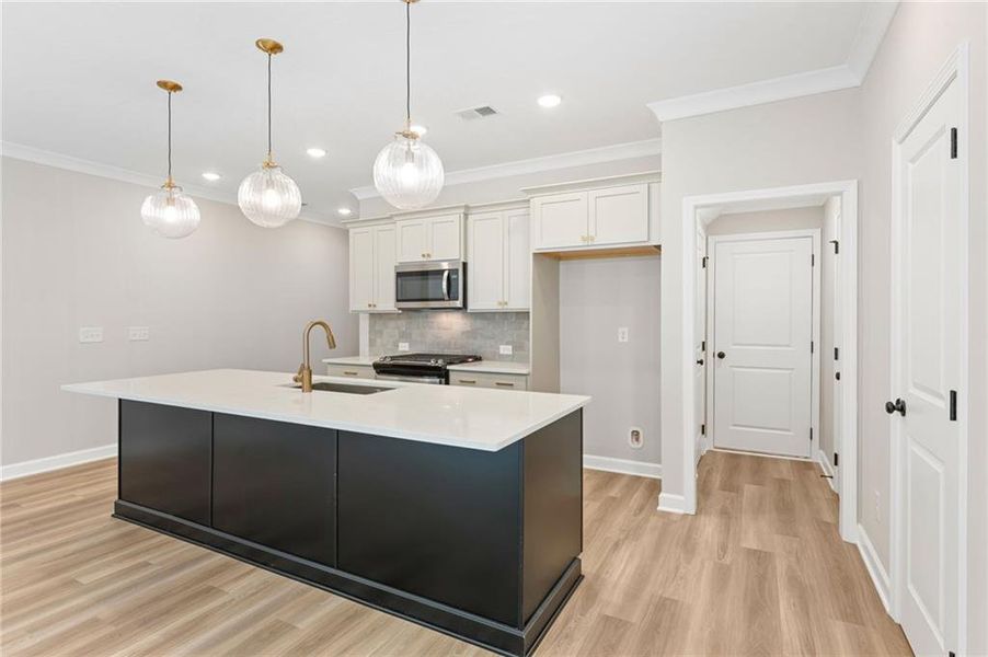 Furnished interior view inside a new home in River Walk Place, Lawrenceville (Image 13).