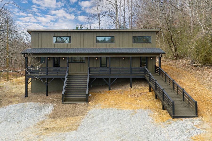 Mountain Modern Exterior with Clerestory Windows