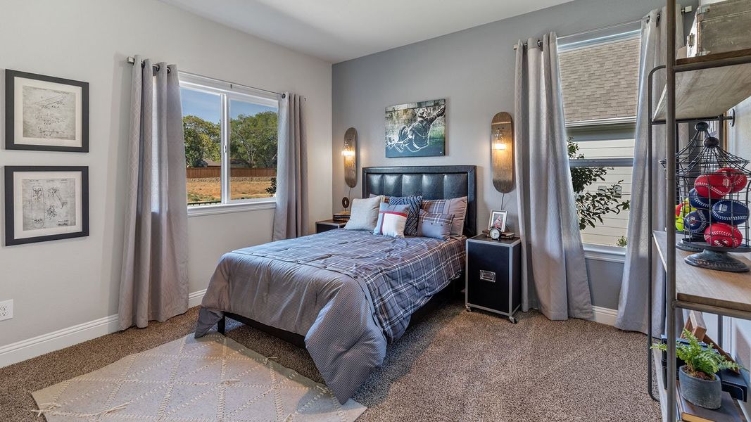 Furnished interior view inside a new home in Eagle Creek, Denton (Image 29). Furnished interior view inside a new home in Eagle Creek, Denton (Image 29).