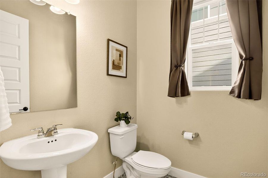 Main floor powder room Main floor powder room