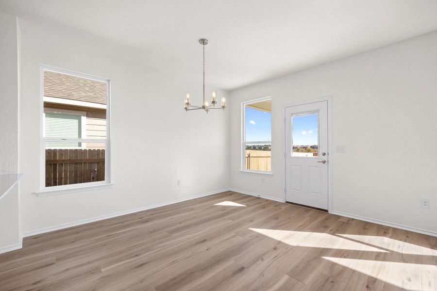Spacious, unfurnished interior of a new home in McKinney Crossing, Austin (Image 16). Spacious, unfurnished interior of a new home in McKinney Crossing, Austin (Image 16).