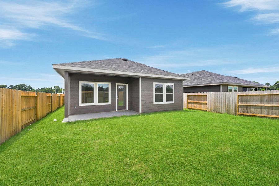 Exterior details and patio area of a home in Maple Woods, Hockley (Image 3).