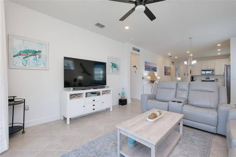 Furnished interior view inside a new home in BeachWalk by Manasota Key, Englewood (Image 48).