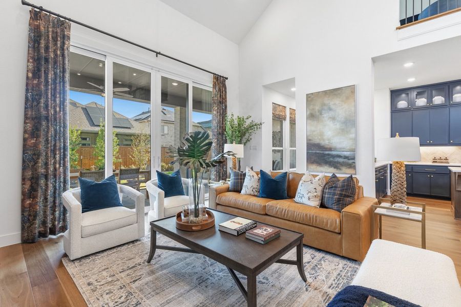 Representative Family Room - some options shown