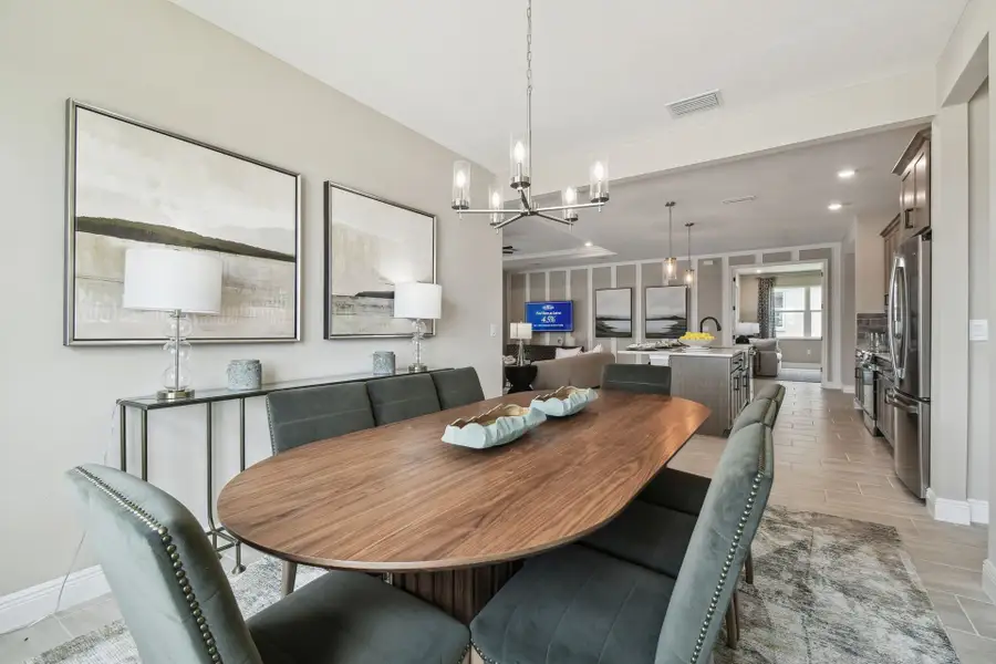 Furnished interior view inside a new home in Pinecone Reserve, Brooksville (Image 8).