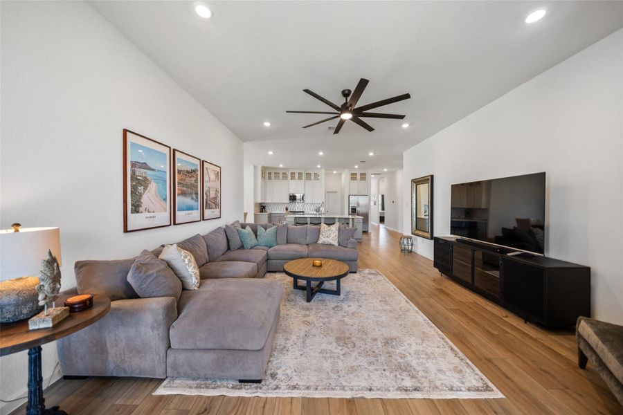 Furnished interior view inside a new home in Pomona, Manvel (Image 10).