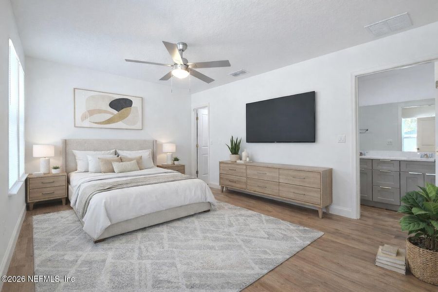 Furnished interior view inside a new home in , Jacksonville (Image 5).