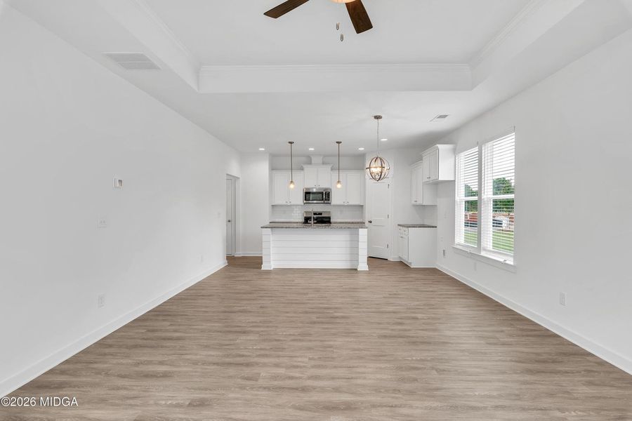 Spacious, unfurnished interior of a new home in Langston Place, Perry (Image 16). Spacious, unfurnished interior of a new home in Langston Place, Perry (Image 16).