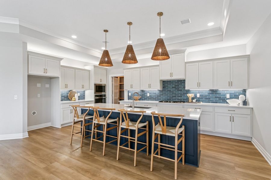 Representative furnished interior of a home built from the Haven by Perfection Builders in The Courtyards at Cornerstone, Andover (Image 3).