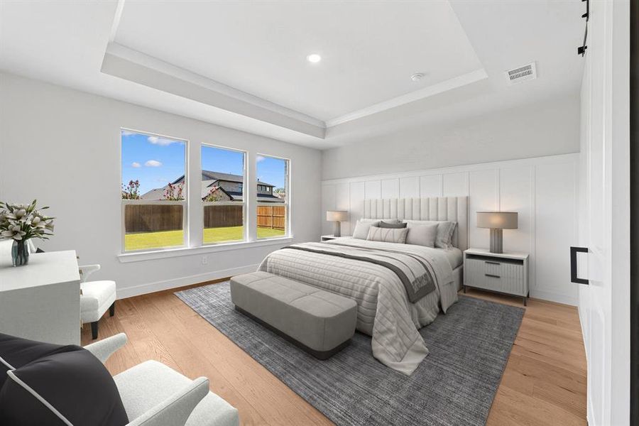 Furnished interior view inside a new home in Lincoln Pointe, Van Alstyne (Image 7).