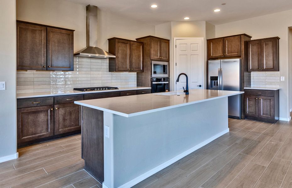 Furnished interior view inside a new home in Vistoso Canyon Estates, Oro Valley (Image 8).