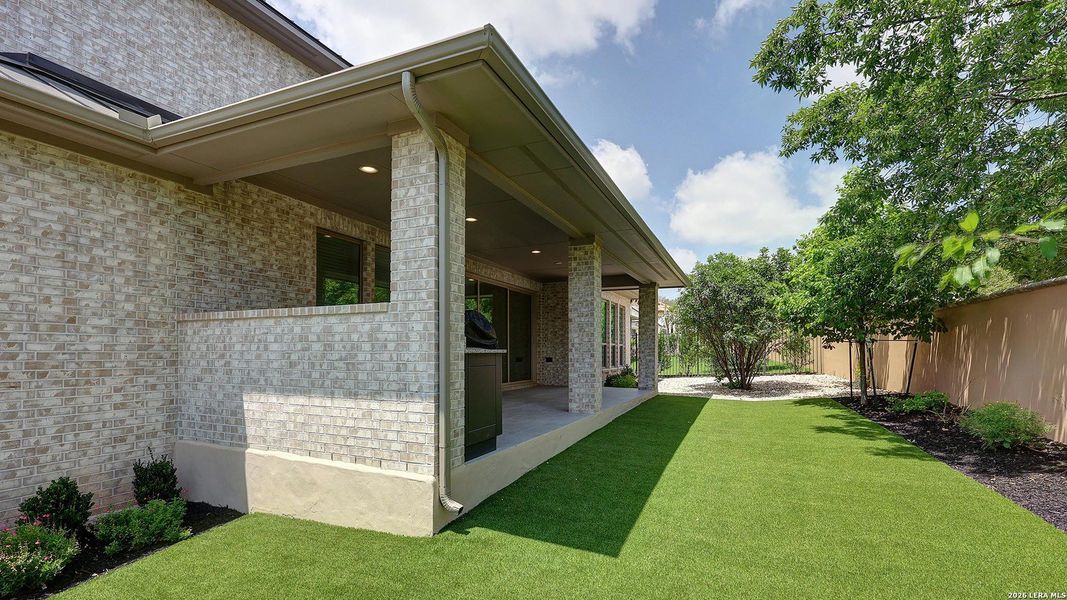 Exterior details and patio area of a home in The Dominion, San Antonio (Image 3). Exterior details and patio area of a home in The Dominion, San Antonio (Image 3).