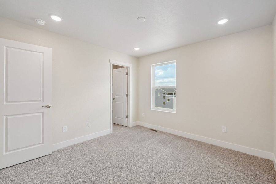 Spacious, unfurnished interior of a new home in Pony Park, Colorado Springs (Image 42). Spacious, unfurnished interior of a new home in Pony Park, Colorado Springs (Image 42).