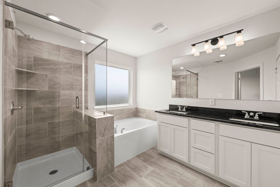 Furnished interior view inside a new home in Rancho San Gabriel, Georgetown (Image 6).