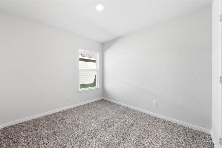 Empty room with carpet