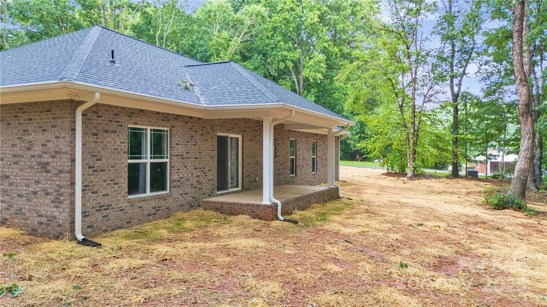 Exterior details and patio area of a home in , Mocksville (Image 3).