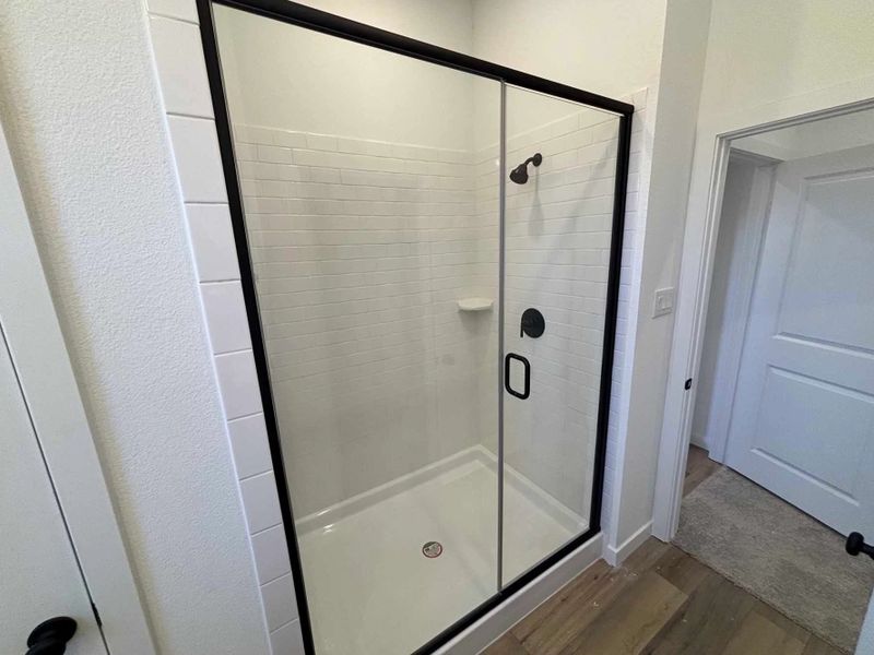 Primary Bathroom Construction Progress featuring the Harmony Collection