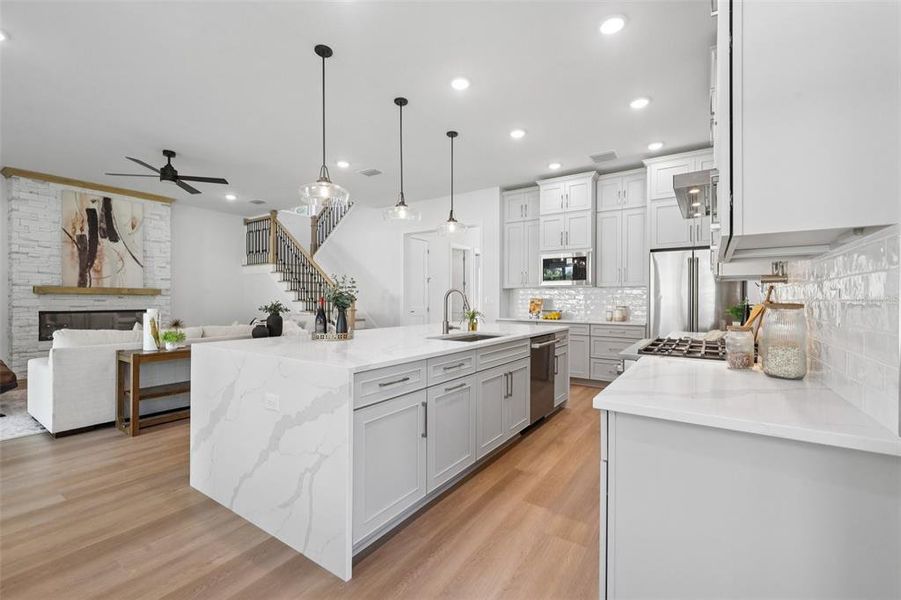 Furnished interior view inside a new home in , Tampa (Image 6).