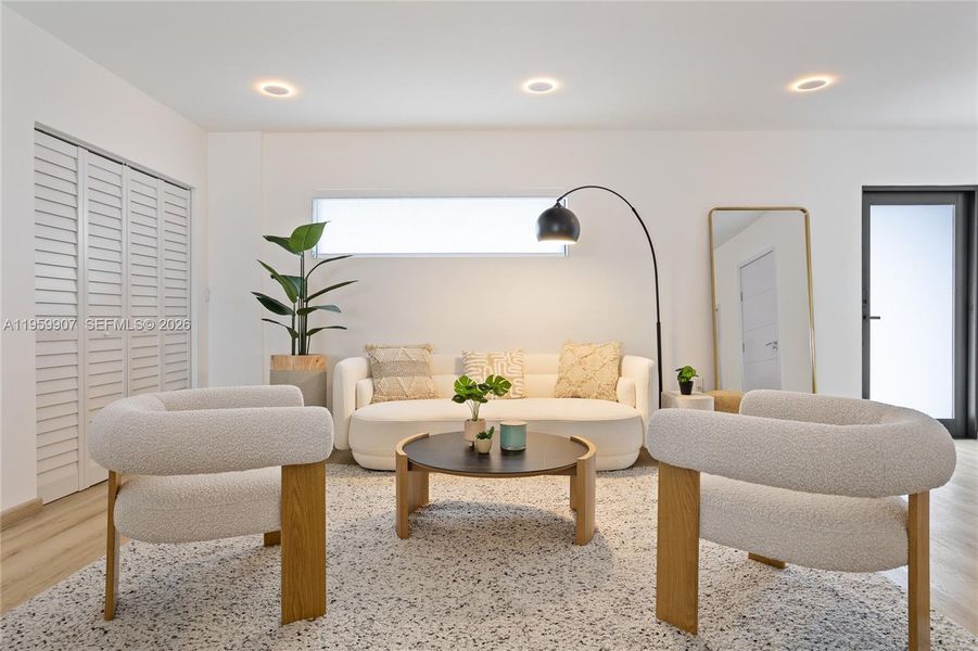 Furnished interior view inside a new home in , Florida City (Image 19). Furnished interior view inside a new home in , Florida City (Image 19).