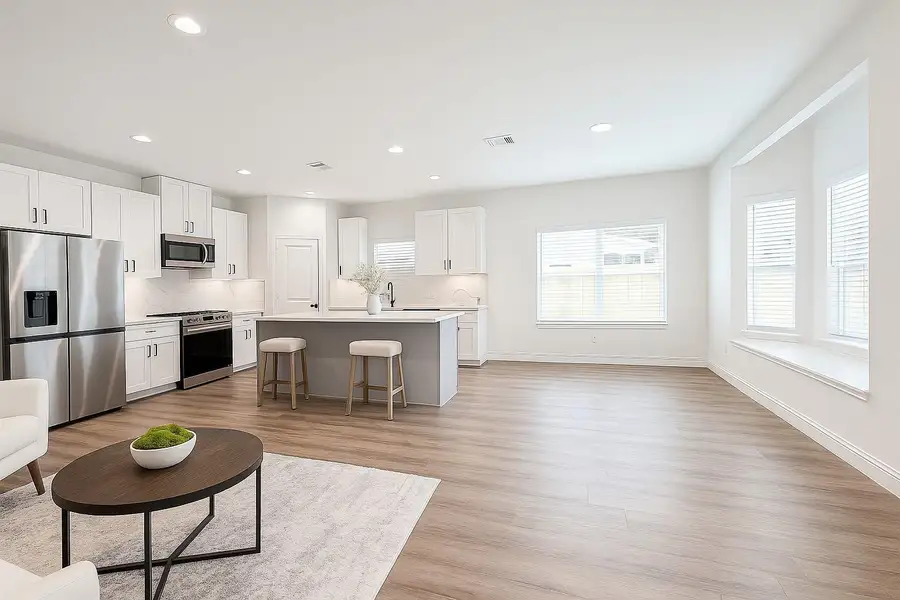 Furnished interior view inside a new home in Hill & Dale Ranch, Splendora (Image 6).