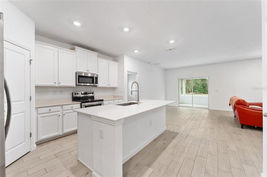 Furnished interior view inside a new home in Liberty Village: Liberty Village - Phase One, Ocala (Image 11).