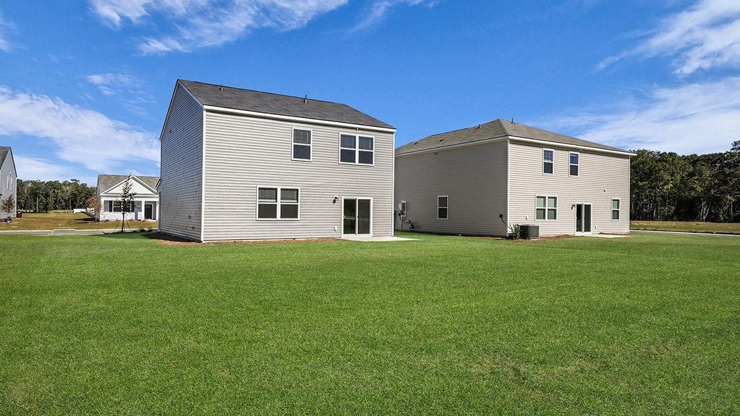 Exterior details and patio area of a home in Carolina Groves, Moncks Corner (Image 22). Exterior details and patio area of a home in Carolina Groves, Moncks Corner (Image 22).