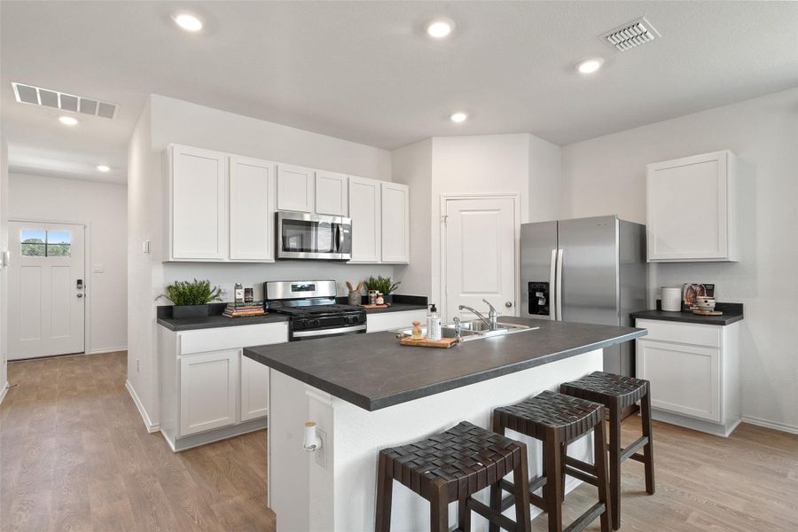 Furnished interior view inside a new home in Valverde, Bastrop (Image 18). Furnished interior view inside a new home in Valverde, Bastrop (Image 18).