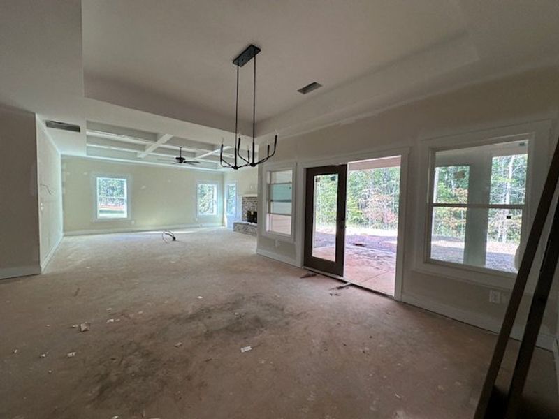 In-progress construction of a new home in Deer Creek, Moreland, GA (Image 6). In-progress construction of a new home in Deer Creek, Moreland, GA (Image 6).