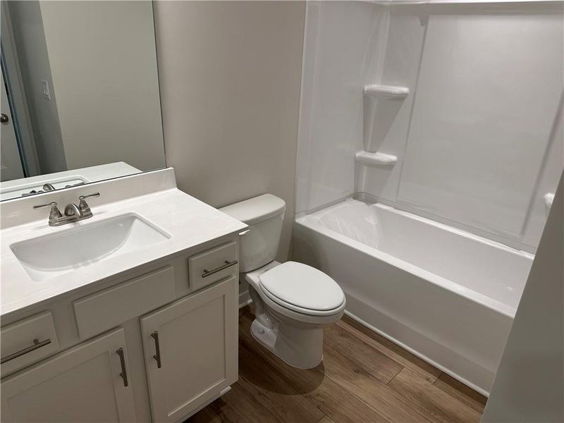 Furnished interior view inside a new home in Rosewood Lake Estates, Hoschton (Image 14).