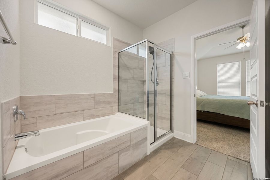 Furnished interior view inside a new home in Riverstone at Westpointe, San Antonio (Image 33).