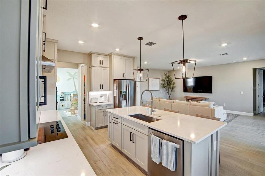 Furnished interior view inside a new home in Legends Preserve - Reserve Series, Daytona Beach (Image 10).