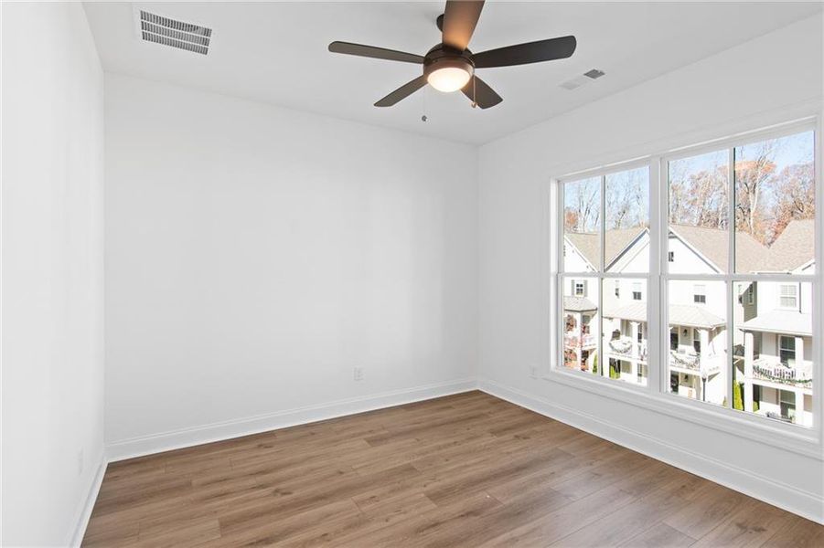 Spacious, unfurnished interior of a new home in Waterside Townhomes, Peachtree Corners (Image 32). Spacious, unfurnished interior of a new home in Waterside Townhomes, Peachtree Corners (Image 32).