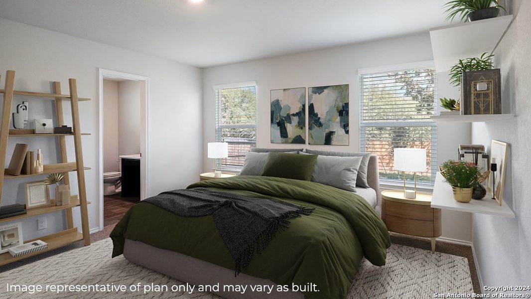 Furnished interior view inside a new home in Redbird Ranch, San Antonio (Image 9). Furnished interior view inside a new home in Redbird Ranch, San Antonio (Image 9).