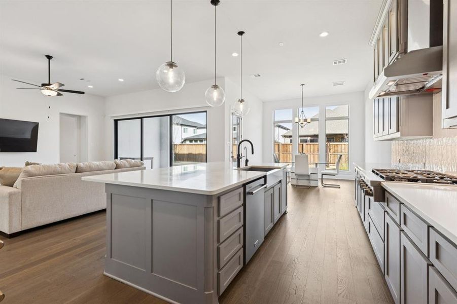 Furnished interior view inside a new home in , Copper Canyon (Image 14).