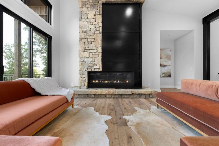 Furnished interior view inside a new home in , Blue Ridge (Image 4).
