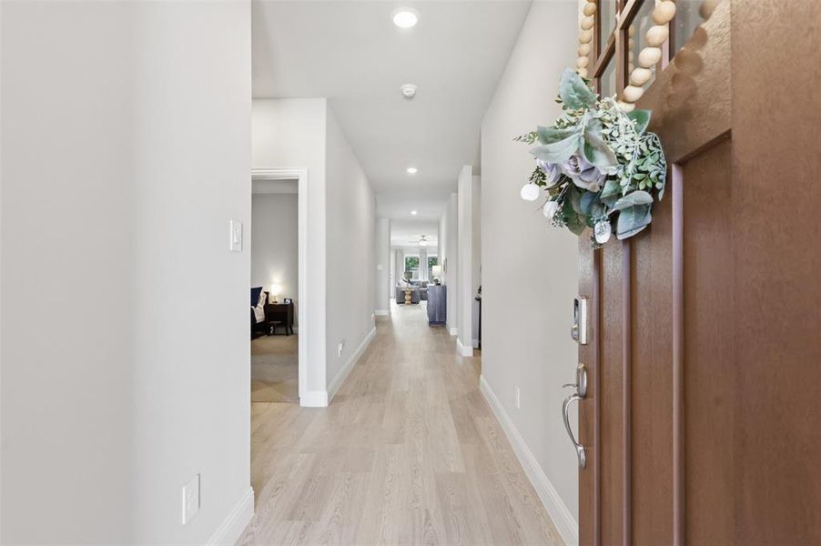 Furnished interior view inside a new home in Tesoro at Chisholm Trail Ranch, Crowley (Image 15).
